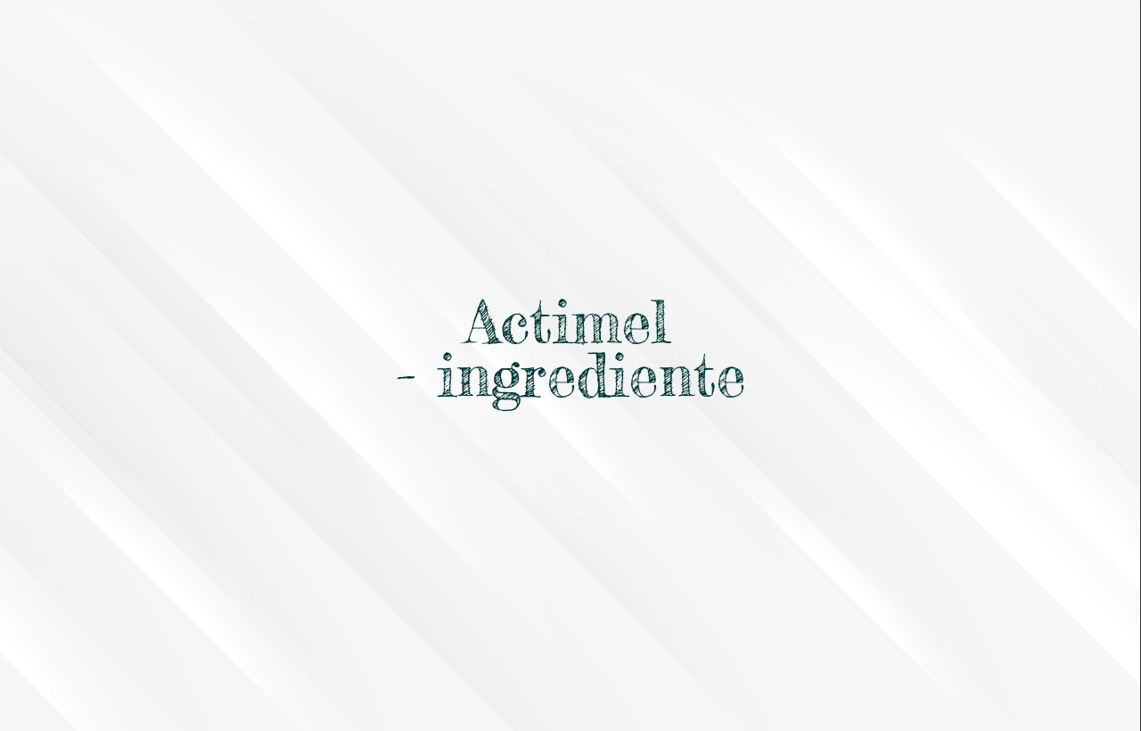 actimel ingrediente
